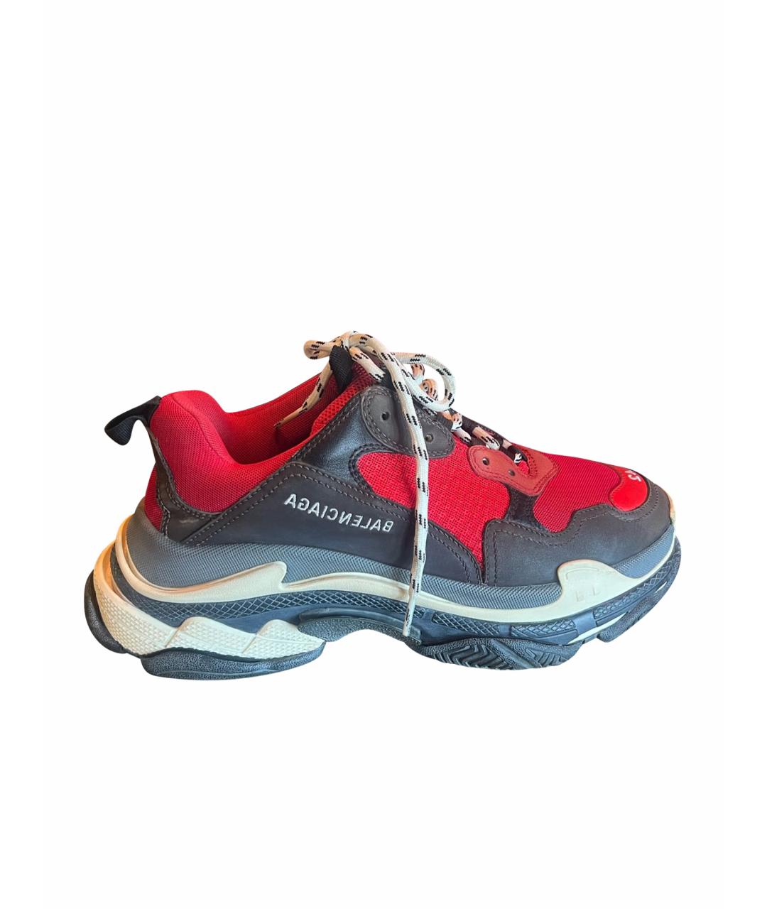 BALENCIAGA Мульти текстильные низкие кроссовки / кеды, фото 1