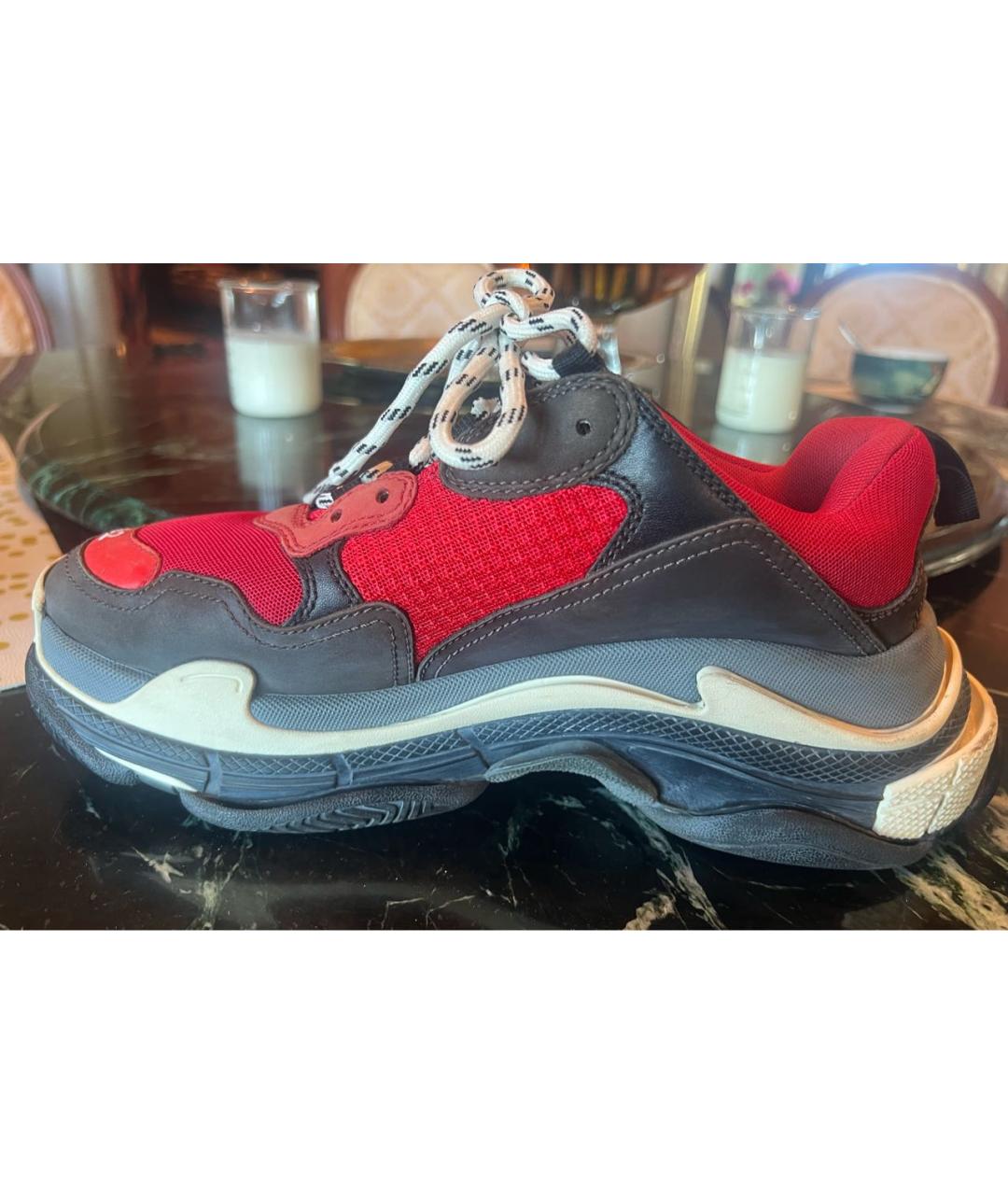 BALENCIAGA Мульти текстильные низкие кроссовки / кеды, фото 2