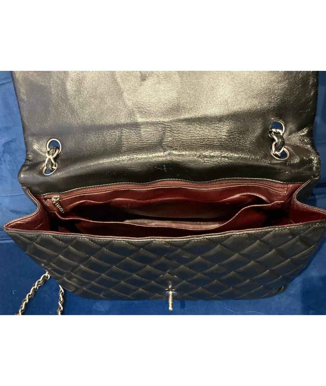 CHANEL PRE-OWNED Черная кожаная сумка тоут, фото 3