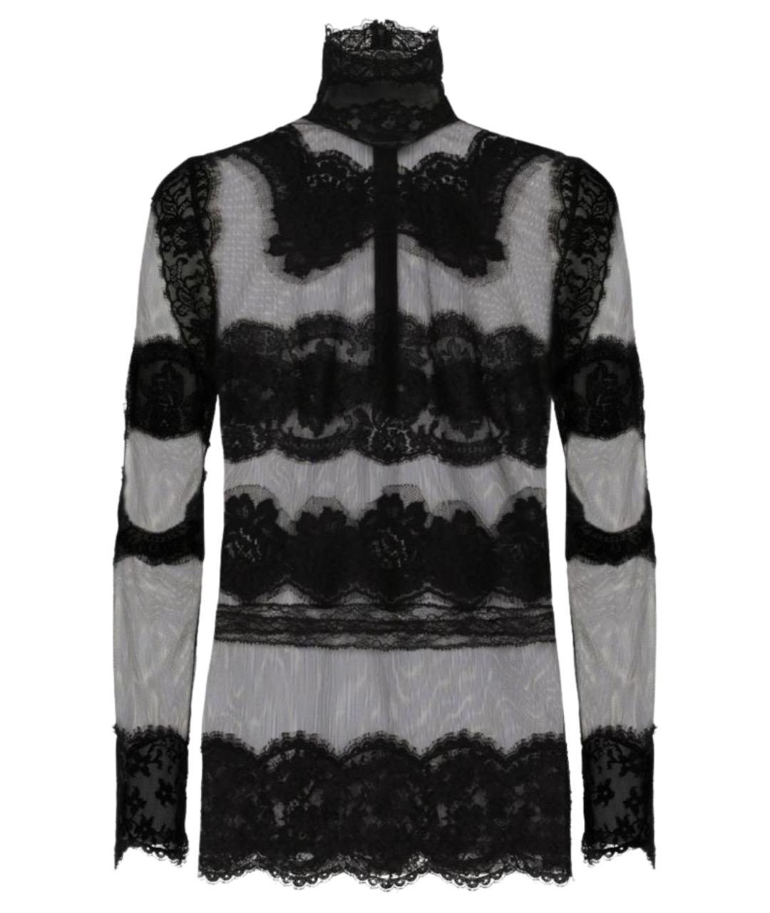 DOLCE&GABBANA Черная полиамидовая блузы, фото 1