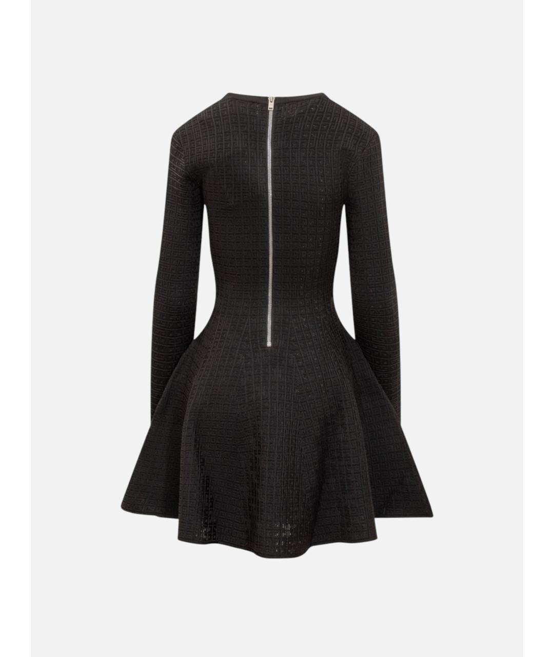 GIVENCHY Черное вискозное повседневное платье, фото 2