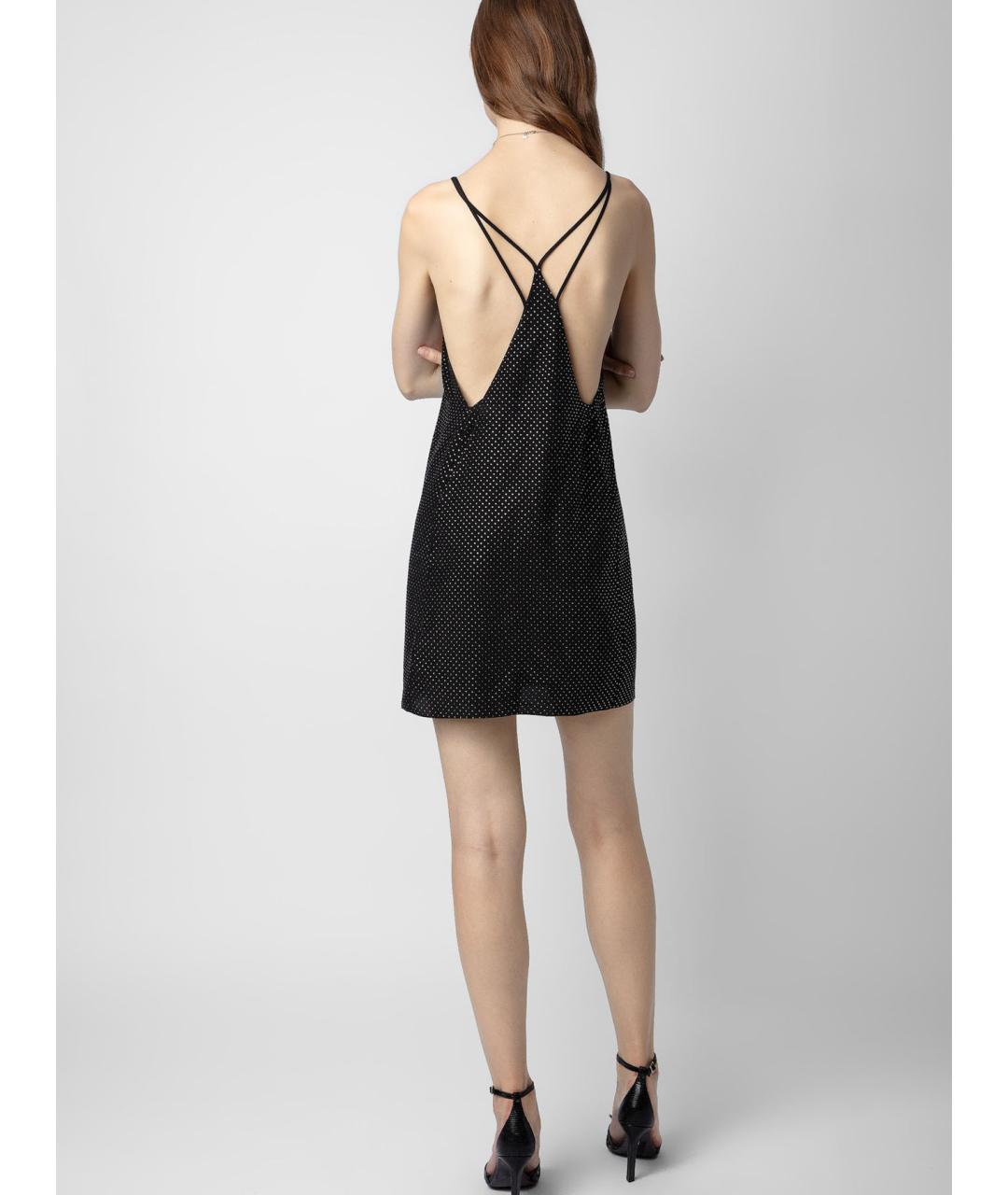ZADIG & VOLTAIRE Черное коктейльное платье, фото 3