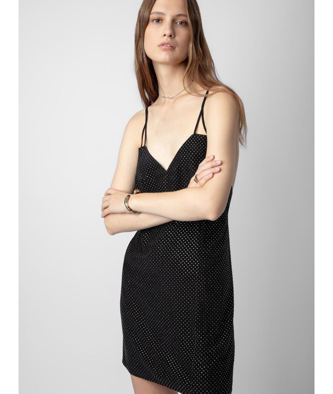 ZADIG & VOLTAIRE Черное коктейльное платье, фото 5