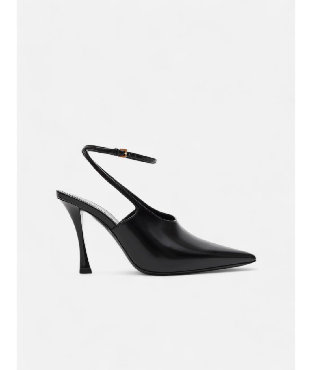GIVENCHY Черные кожаные туфли, фото 4