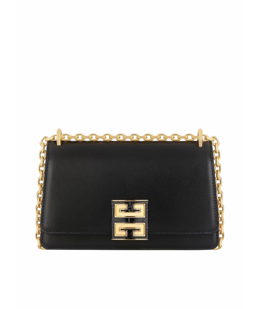 GIVENCHY Черная кожаная сумка через плечо, фото 1