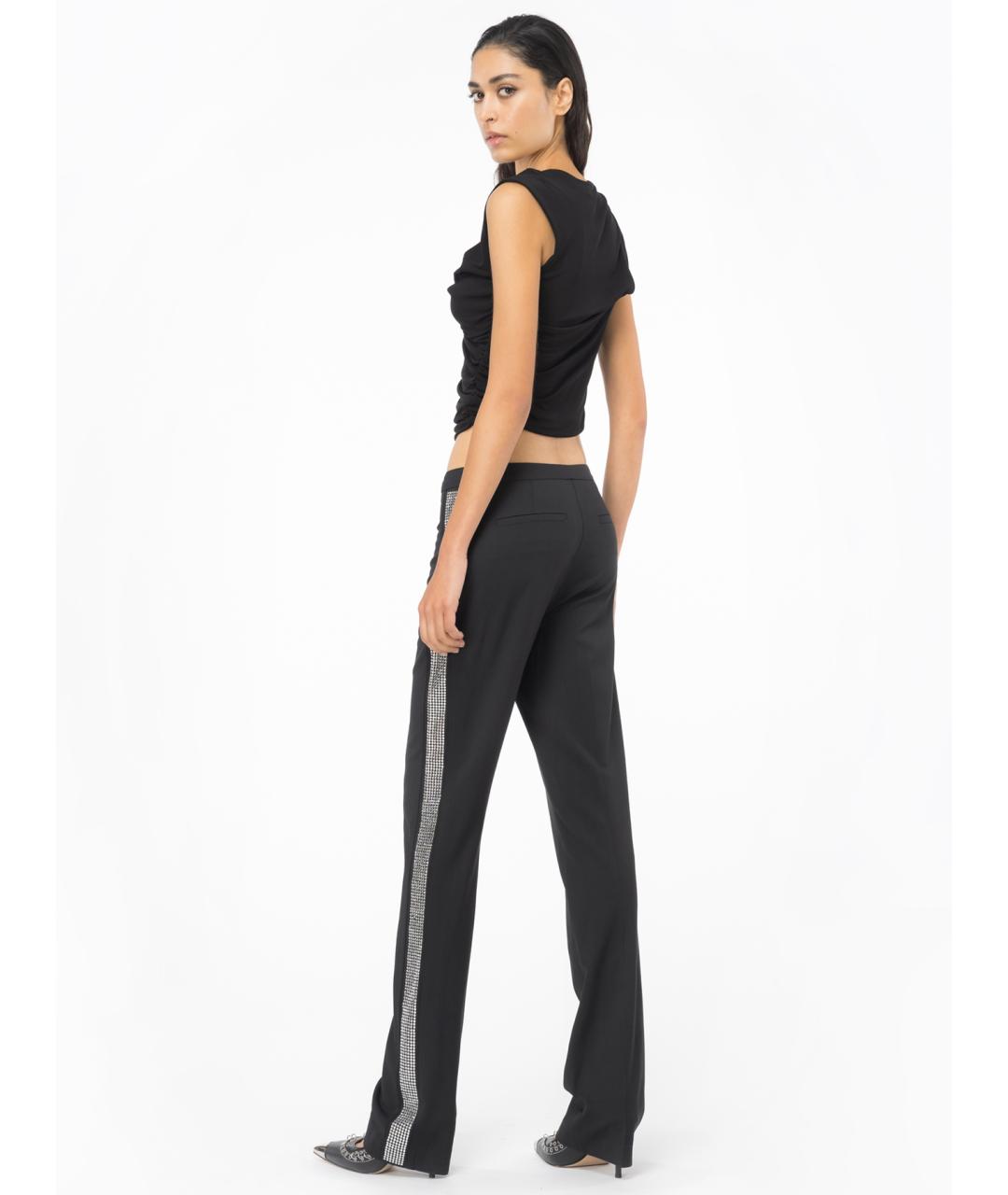 PINKO Черная вискозная майка, фото 3