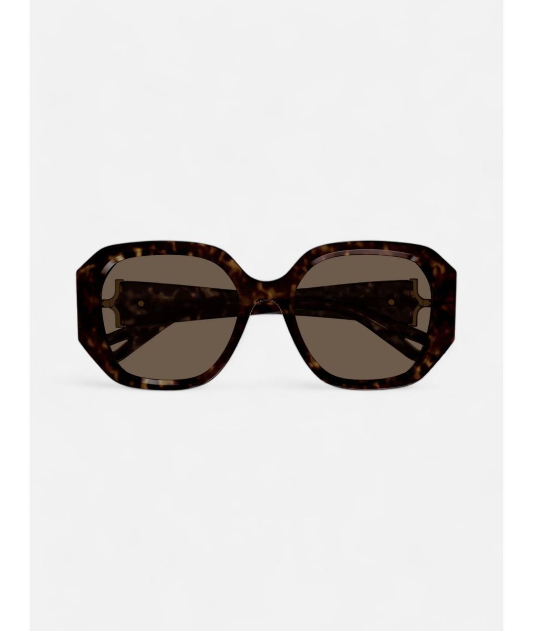 CHLOE Коричневые солнцезащитные очки, фото 3