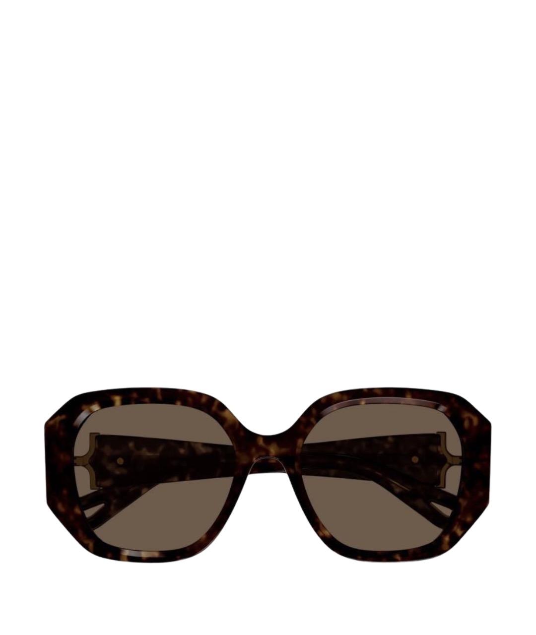CHLOE Коричневые солнцезащитные очки, фото 1