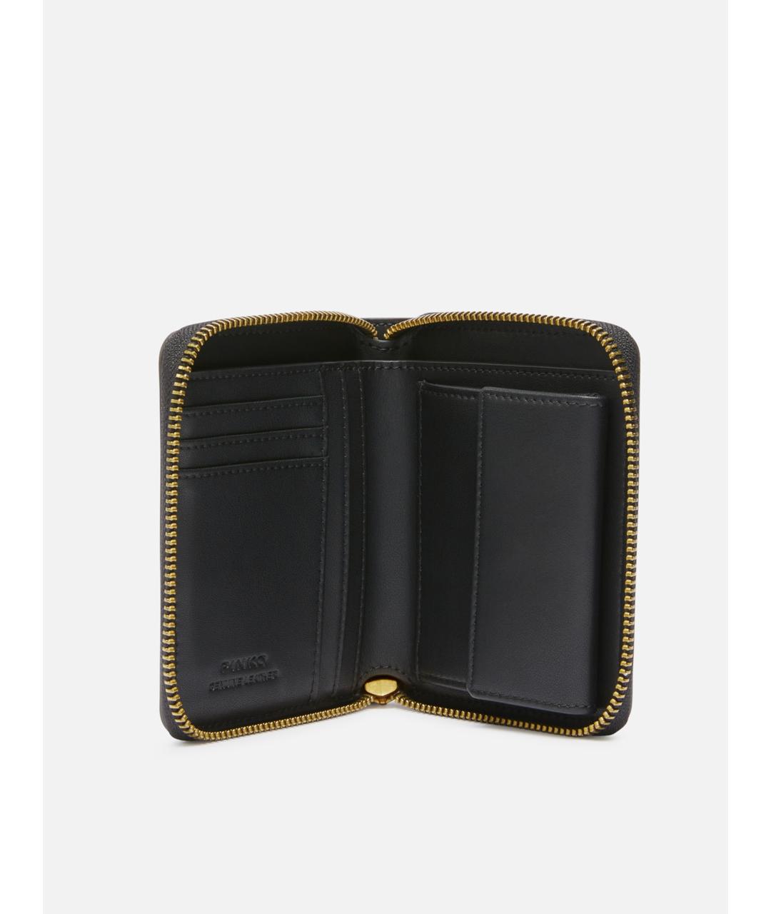 PINKO Черный кожаный кошелек, фото 4