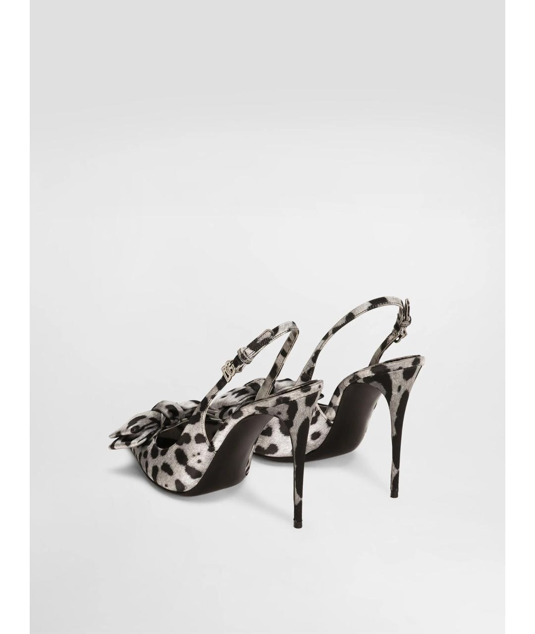 DOLCE&GABBANA Мульти текстильные туфли, фото 4