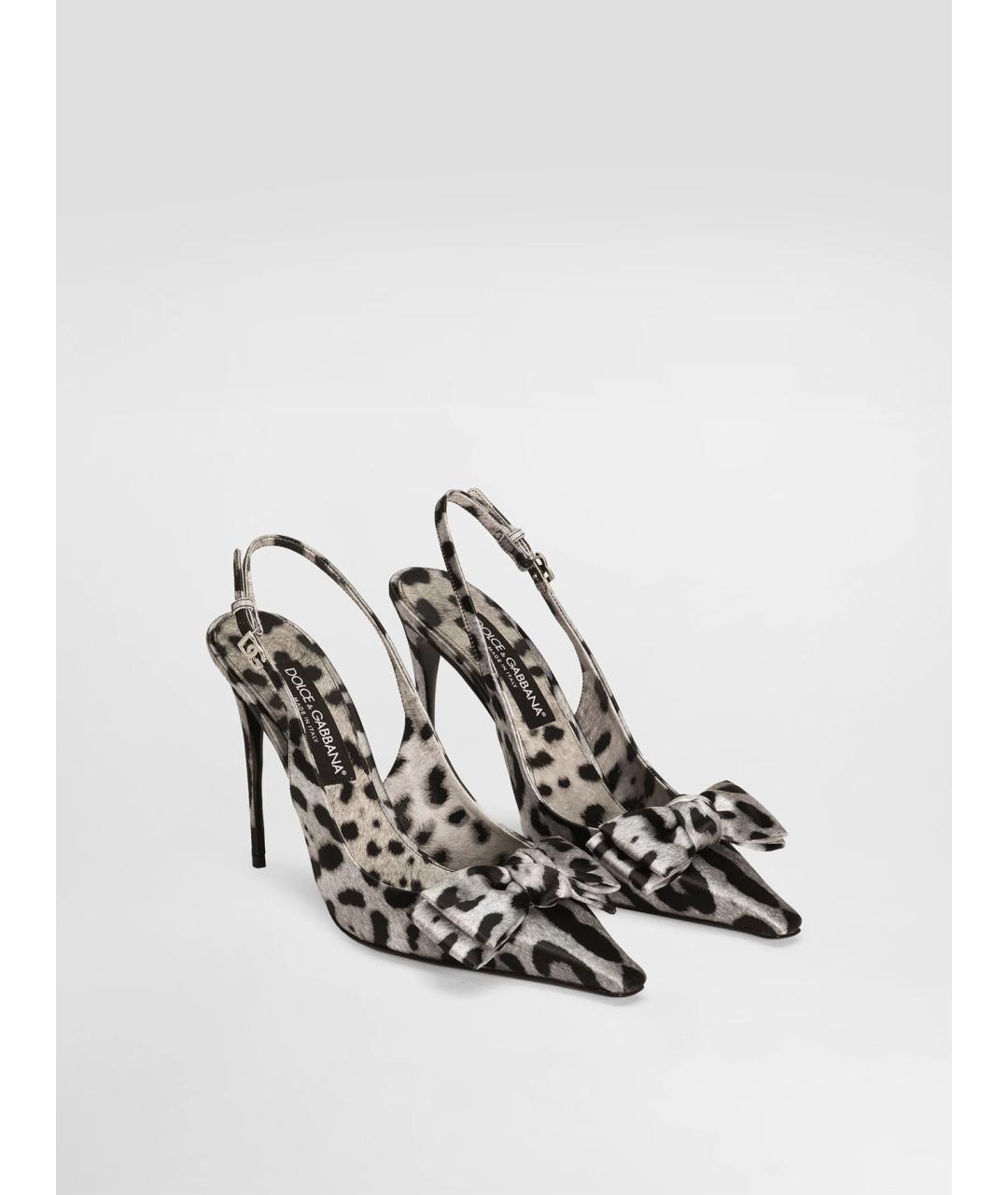 DOLCE&GABBANA Мульти текстильные туфли, фото 2