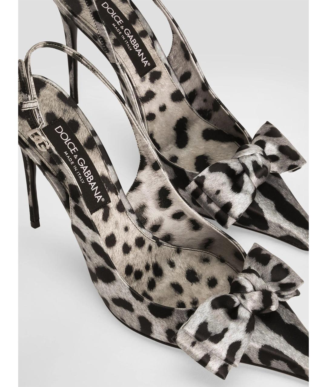 DOLCE&GABBANA Мульти текстильные туфли, фото 3