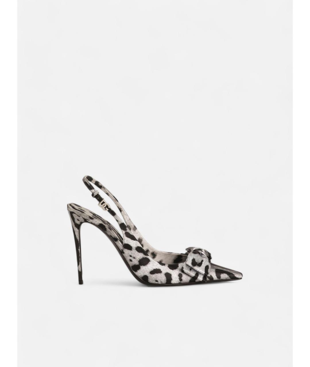 DOLCE&GABBANA Мульти текстильные туфли, фото 5