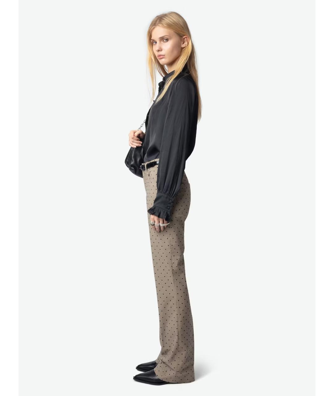 ZADIG & VOLTAIRE Черная полиэстеровая рубашка, фото 5