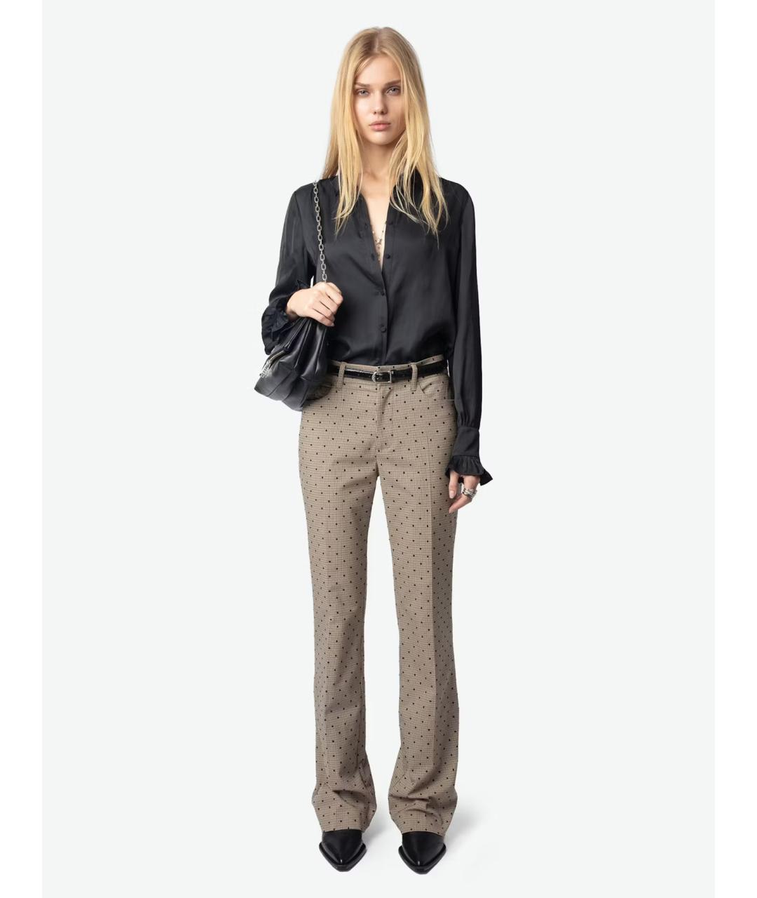 ZADIG & VOLTAIRE Черная полиэстеровая рубашка, фото 2