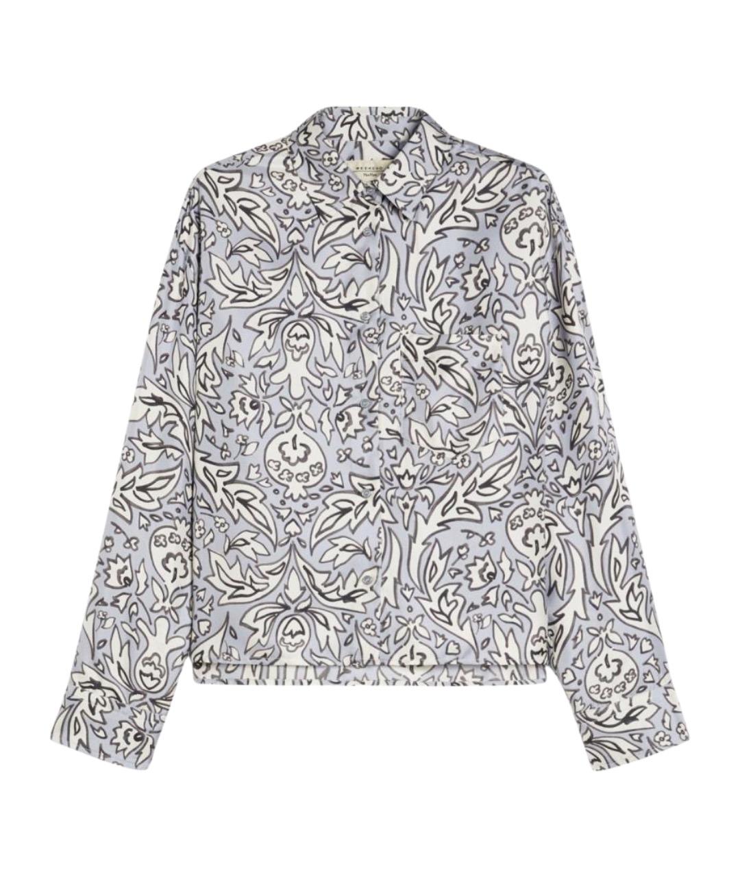 WEEKEND MAX MARA Мульти шелковая рубашка, фото 1
