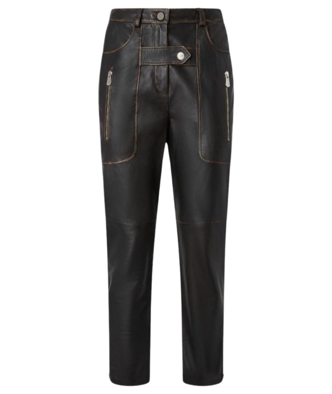 PINKO Черные прямые брюки, фото 1