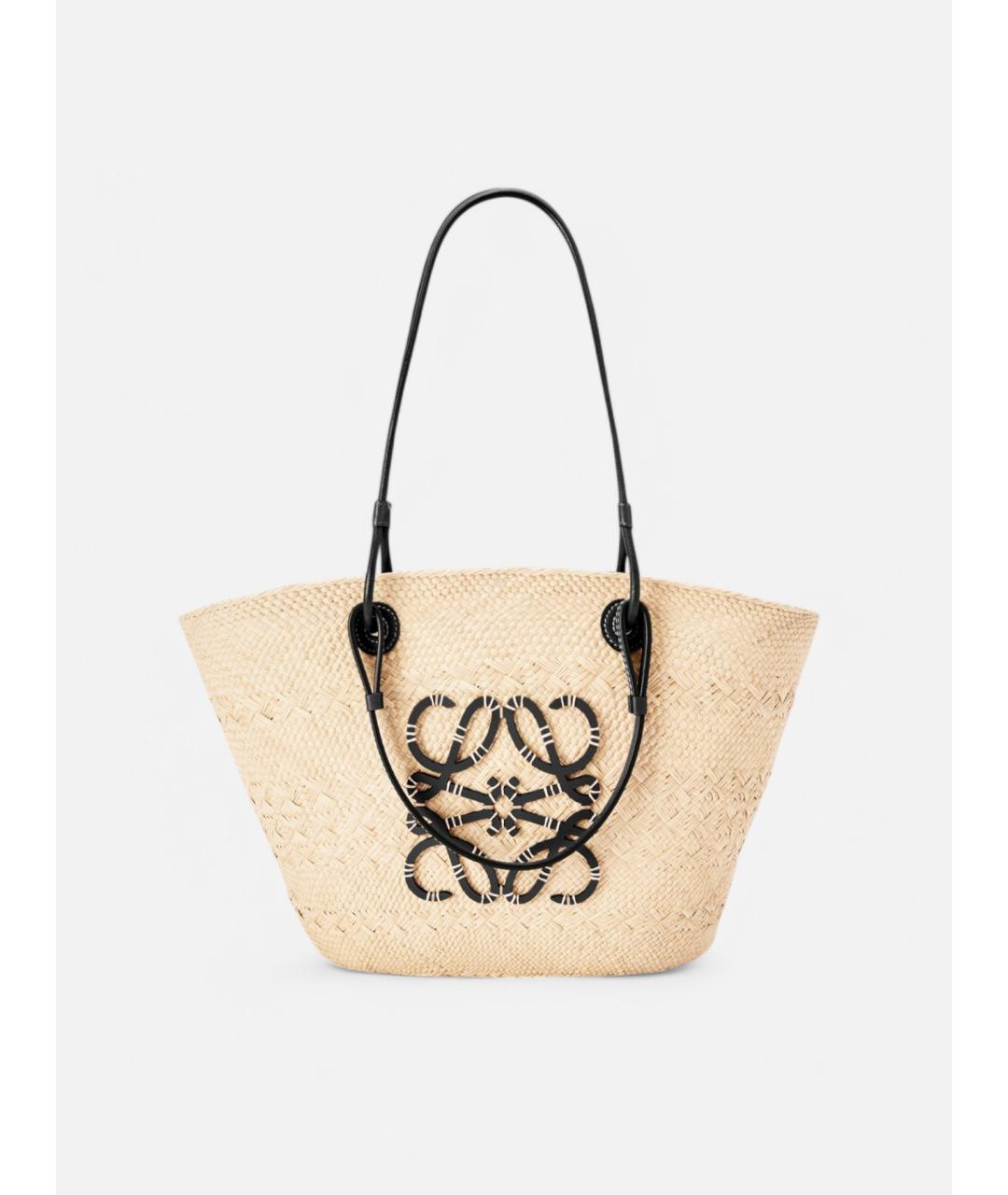 LOEWE Бежевая сумка тоут, фото 5