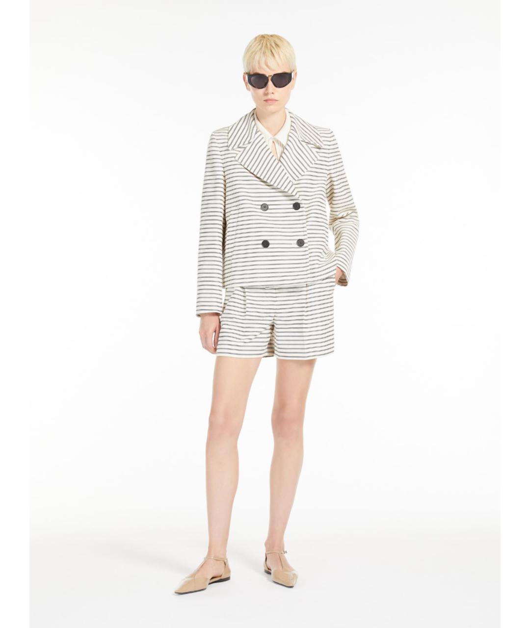 MAX MARA STUDIO Мульти хлопковые шорты, фото 2