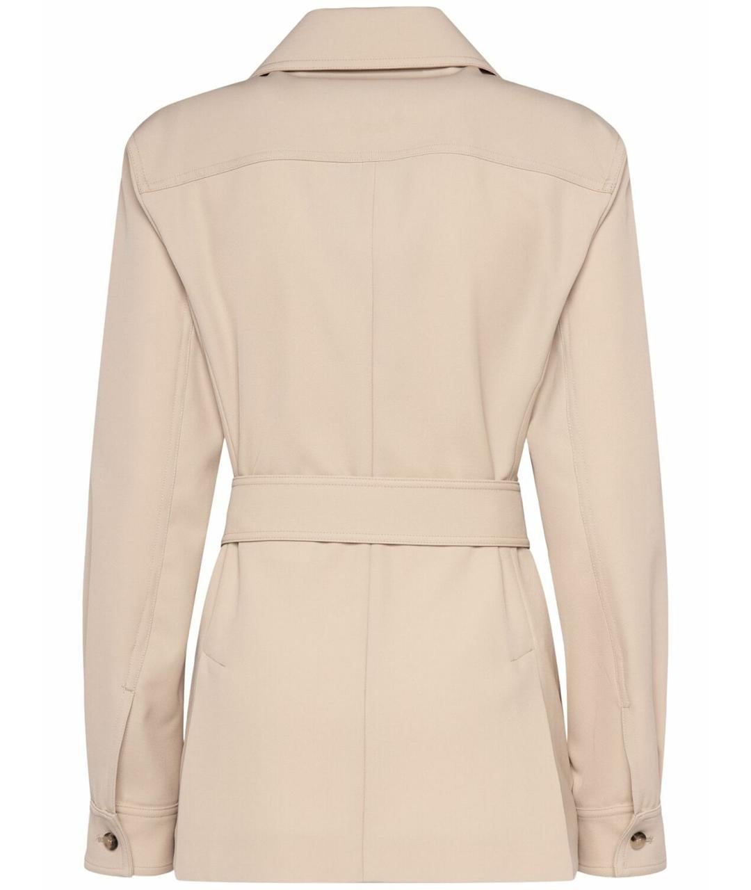 MAX MARA Бежевая хлопковая куртка, фото 3