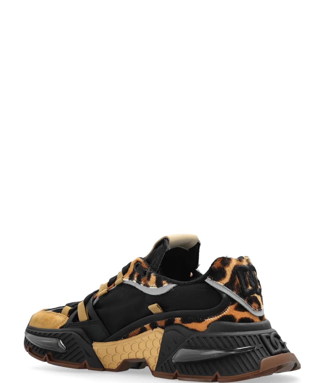 DOLCE&GABBANA Черные синтетические кроссовки, фото 3