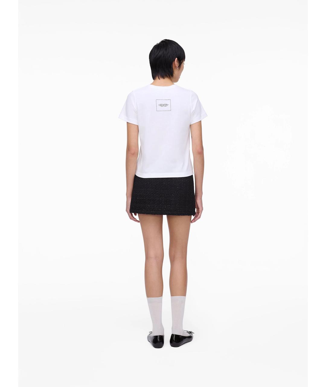 MARC JACOBS Белая хлопковая футболка, фото 4