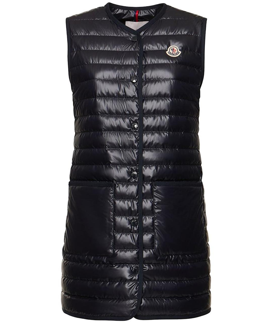 MONCLER Темно-синяя хлопковая парка, фото 3