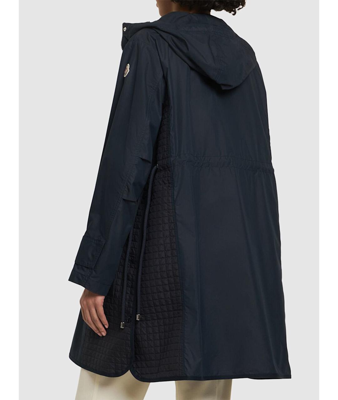 MONCLER Темно-синяя хлопковая парка, фото 4