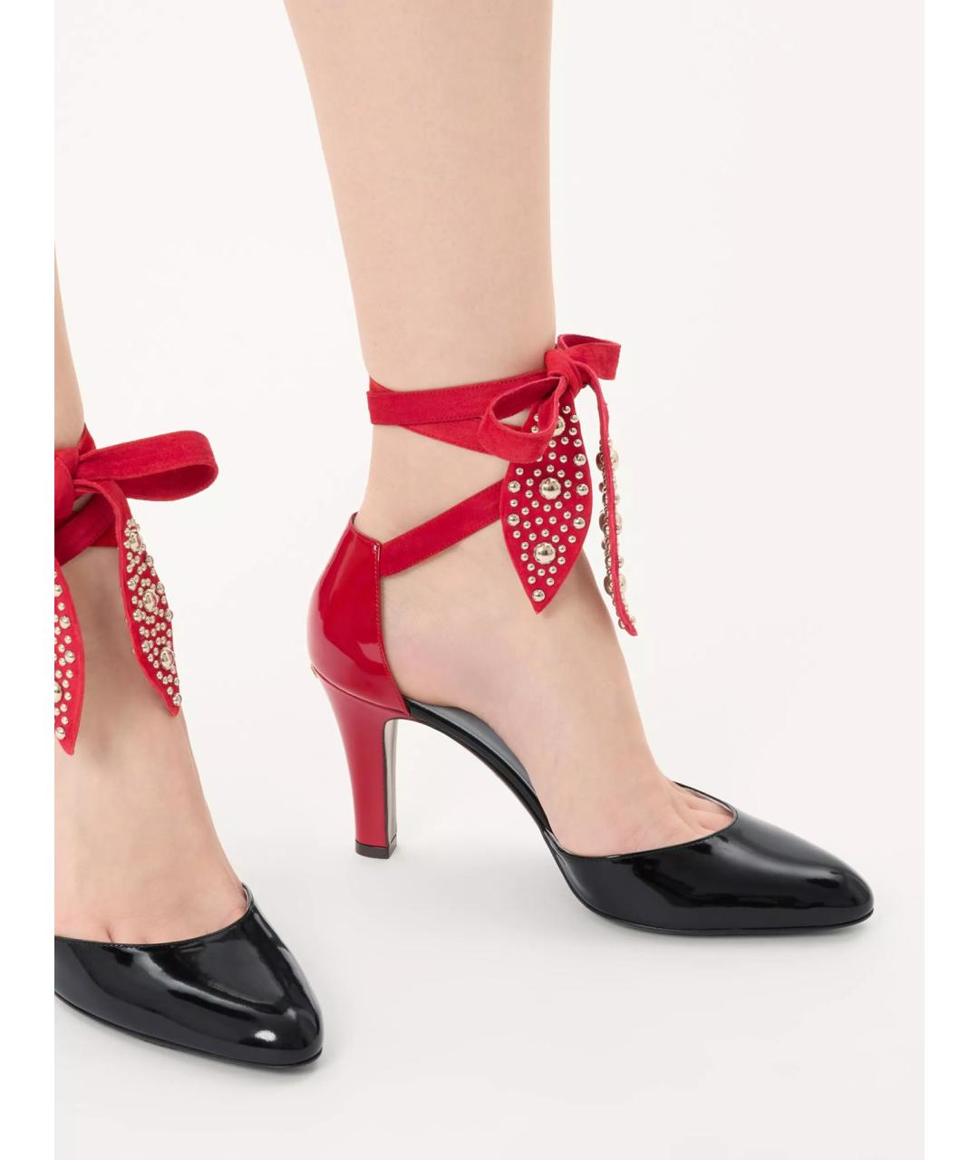 VALENTINO Черные туфли из лакированной кожи, фото 2