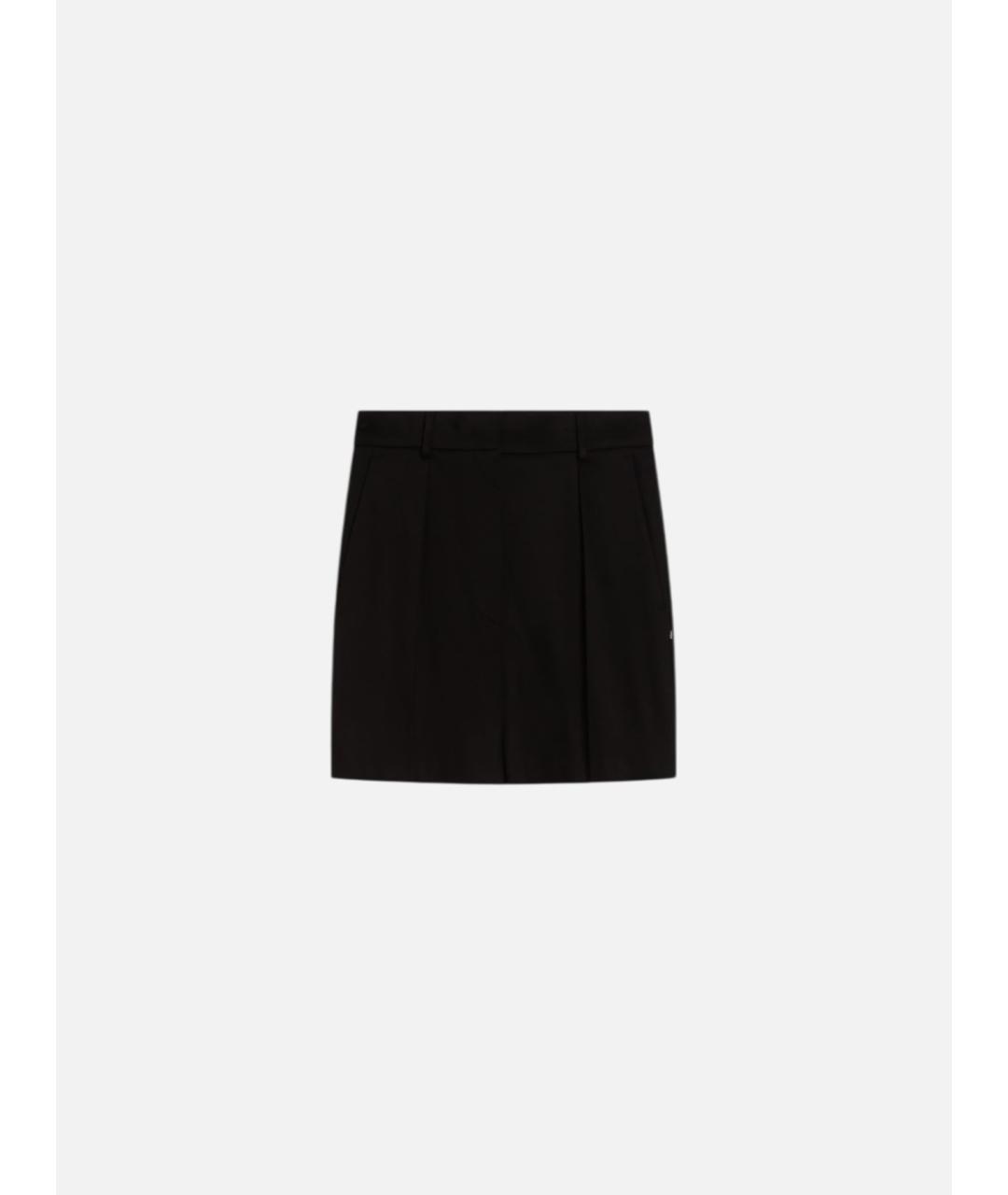 SPORTMAX Черные хлопковые шорты, фото 5