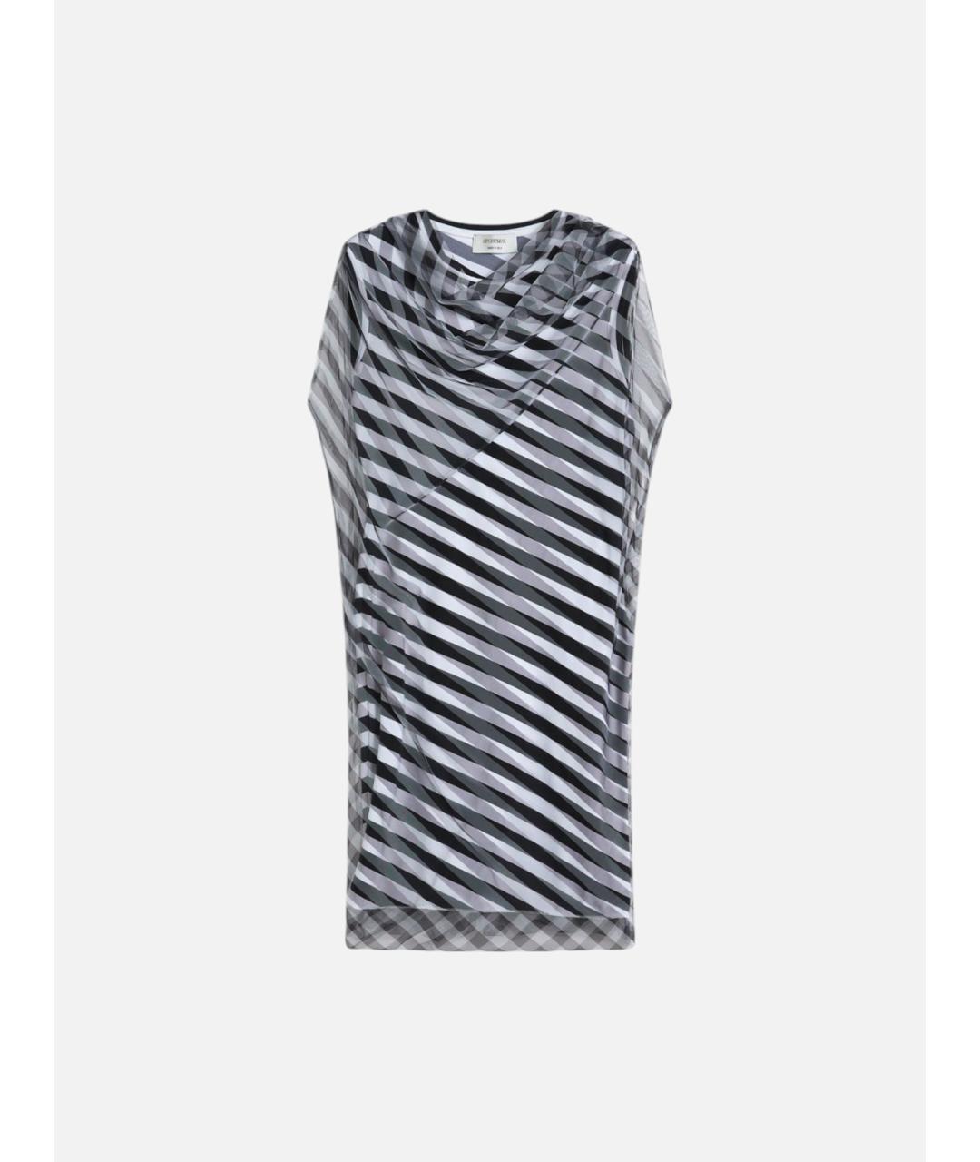 SPORTMAX Мульти полиамидовое повседневное платье, фото 5