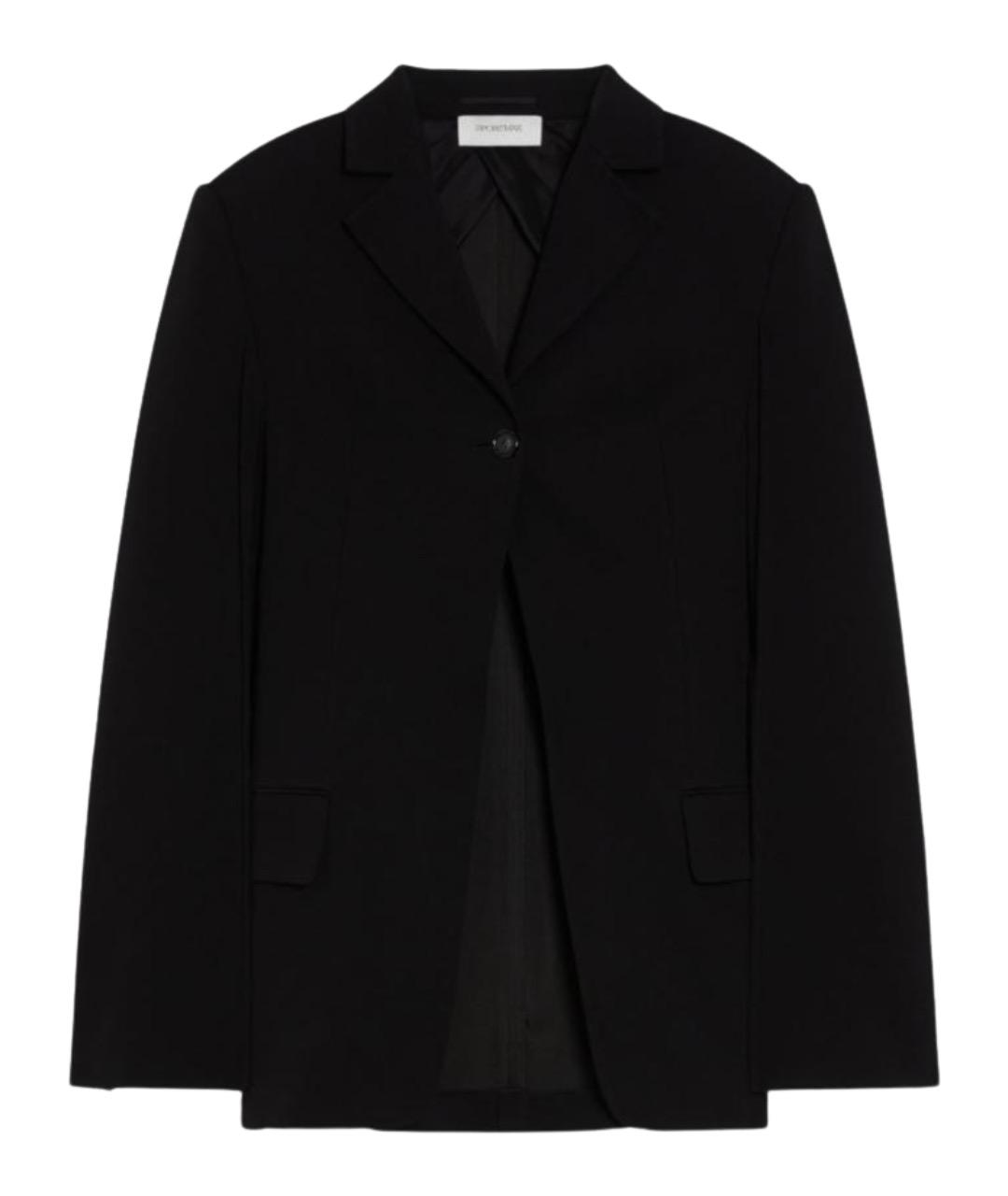 SPORTMAX Черный вискозный жакет/пиджак, фото 1