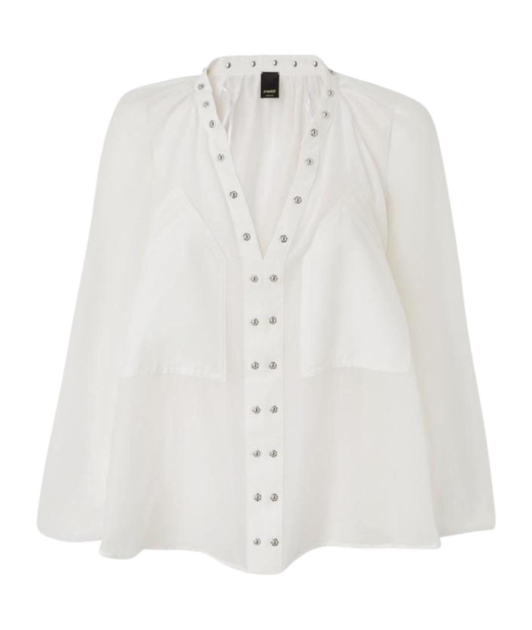 PINKO Белая хлопковая блузы, фото 1