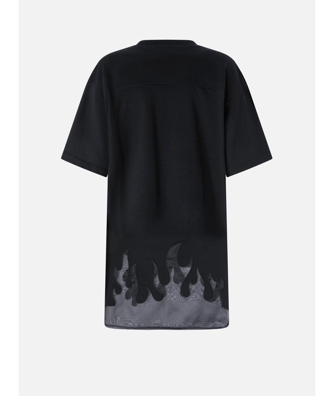 PINKO Черная хлопковая футболка, фото 6