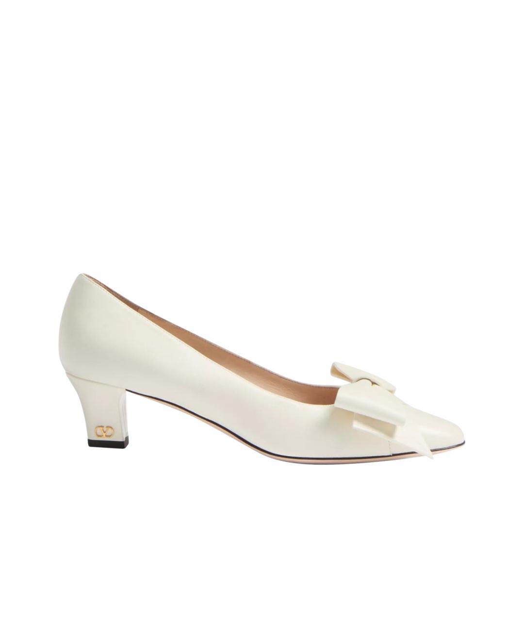 VALENTINO Белые кожаные туфли, фото 1