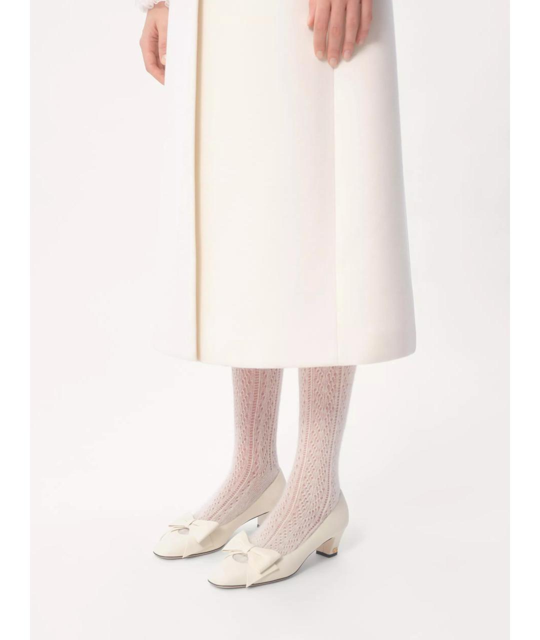 VALENTINO Белые кожаные туфли, фото 2