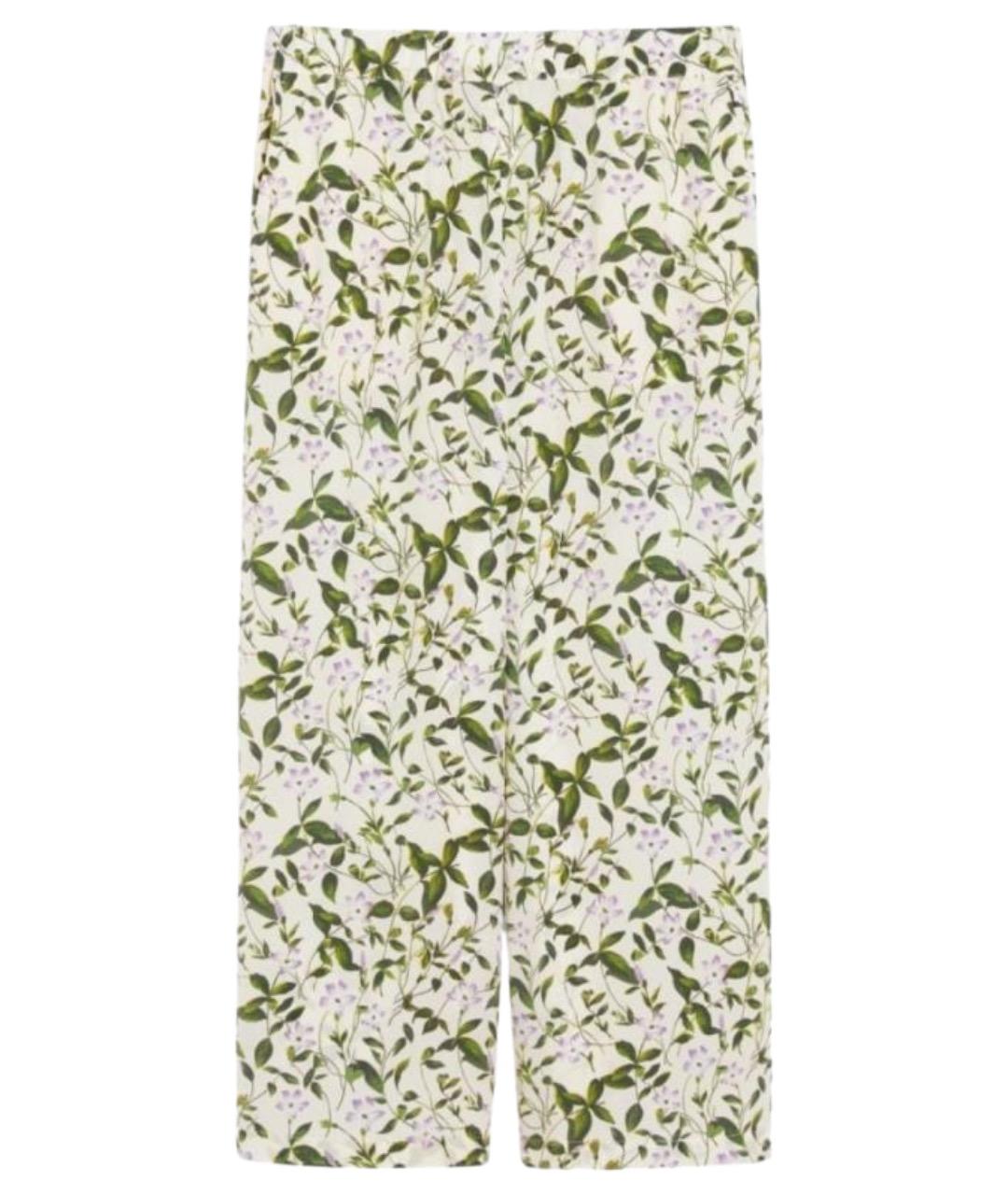 WEEKEND MAX MARA Мульти шелковые брюки широкие, фото 1