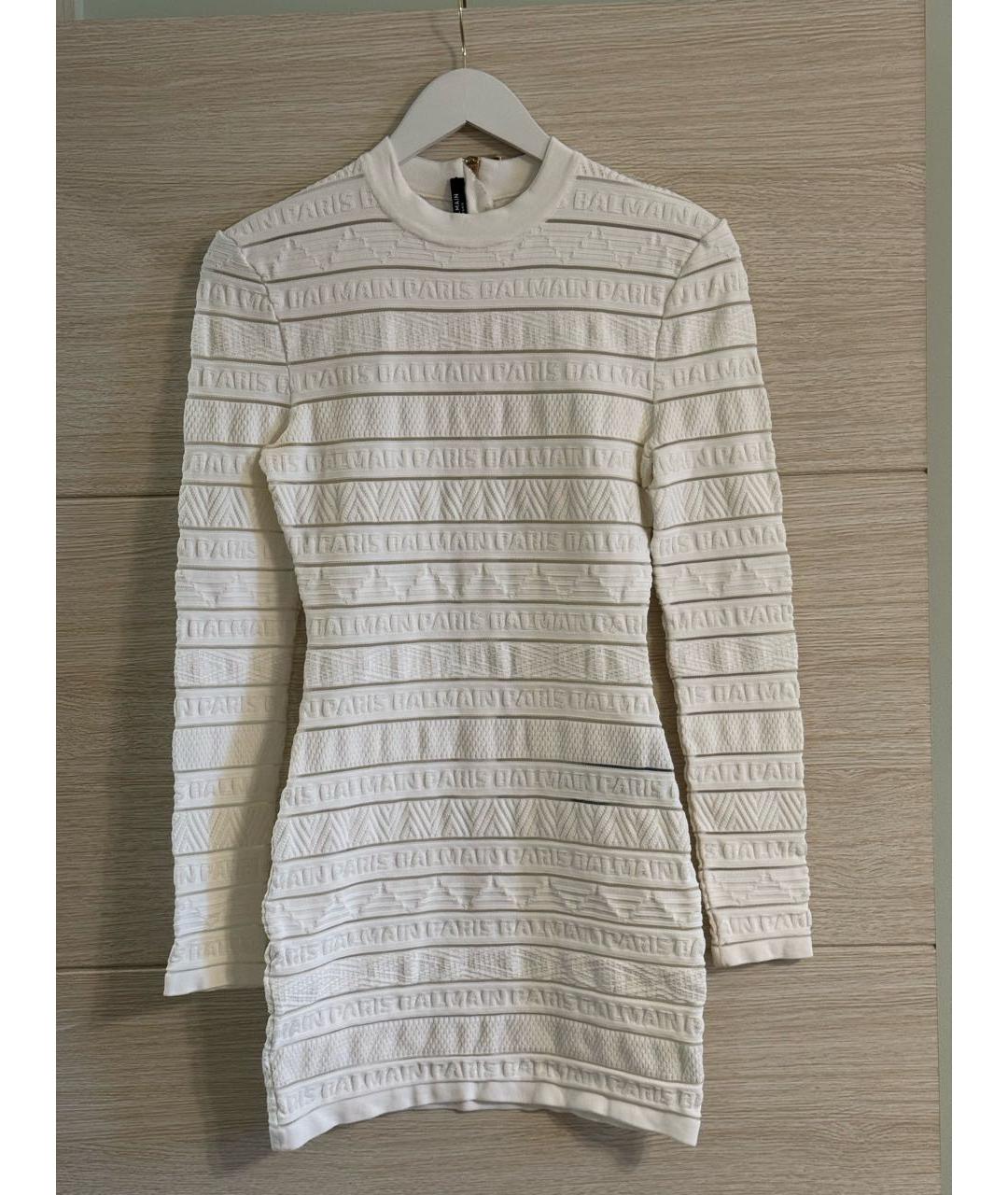 BALMAIN Белое повседневное платье, фото 6