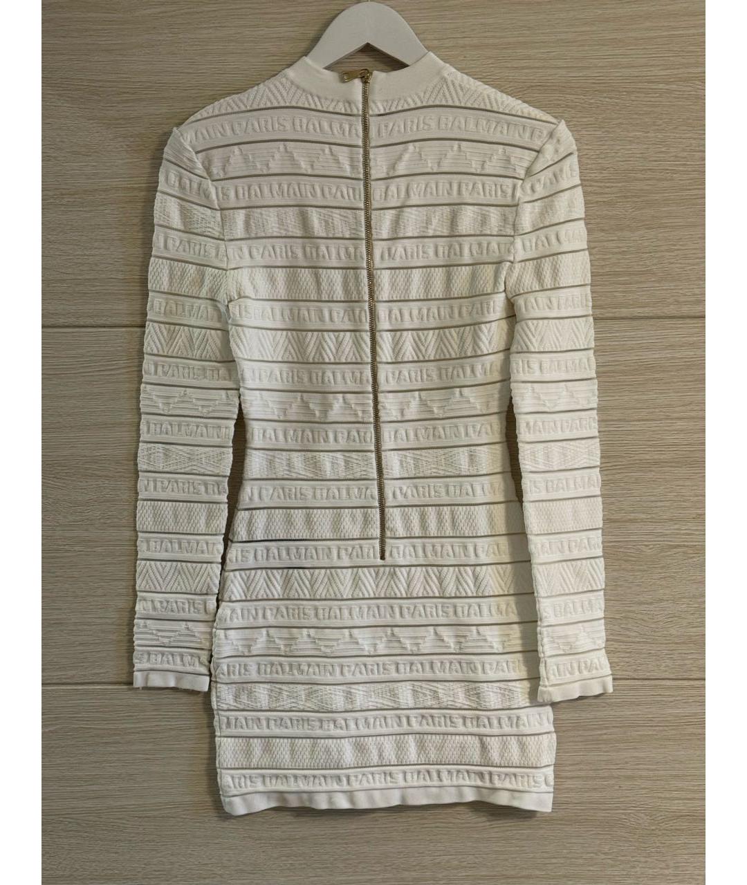 BALMAIN Белое повседневное платье, фото 2