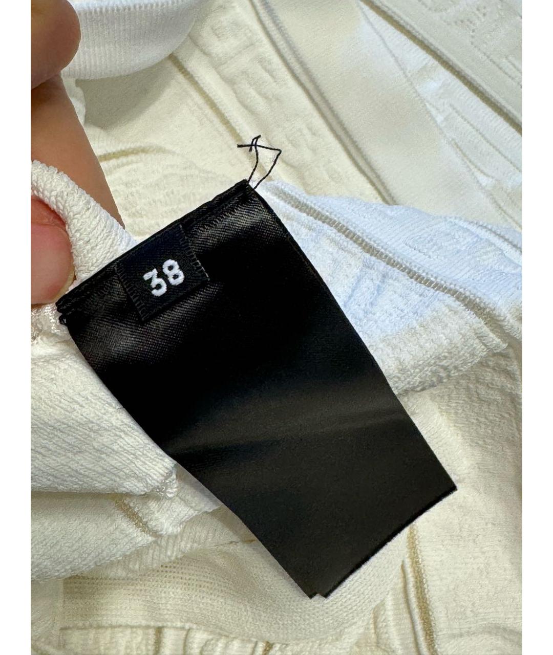 BALMAIN Белое повседневное платье, фото 5