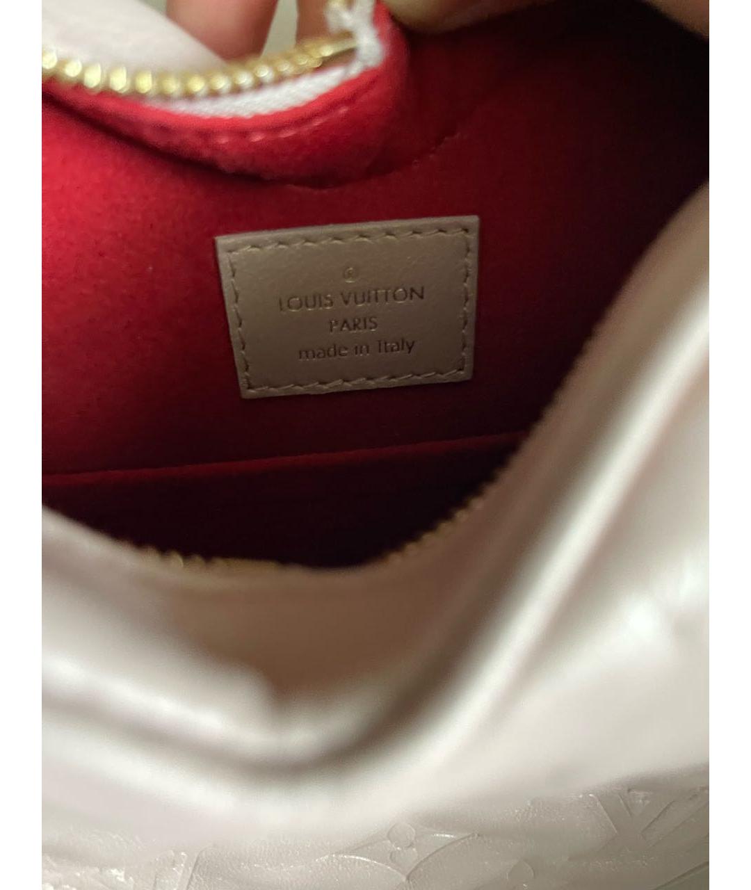 LOUIS VUITTON Розовая кожаная сумка через плечо, фото 7