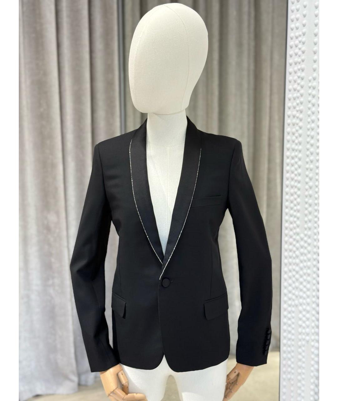 SAINT LAURENT Черный жакет/пиджак, фото 5