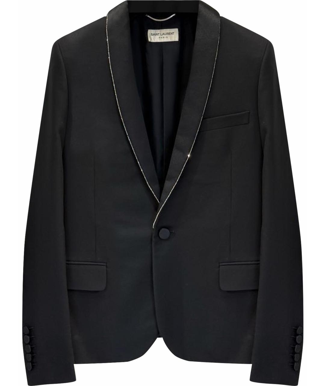 SAINT LAURENT Черный жакет/пиджак, фото 1