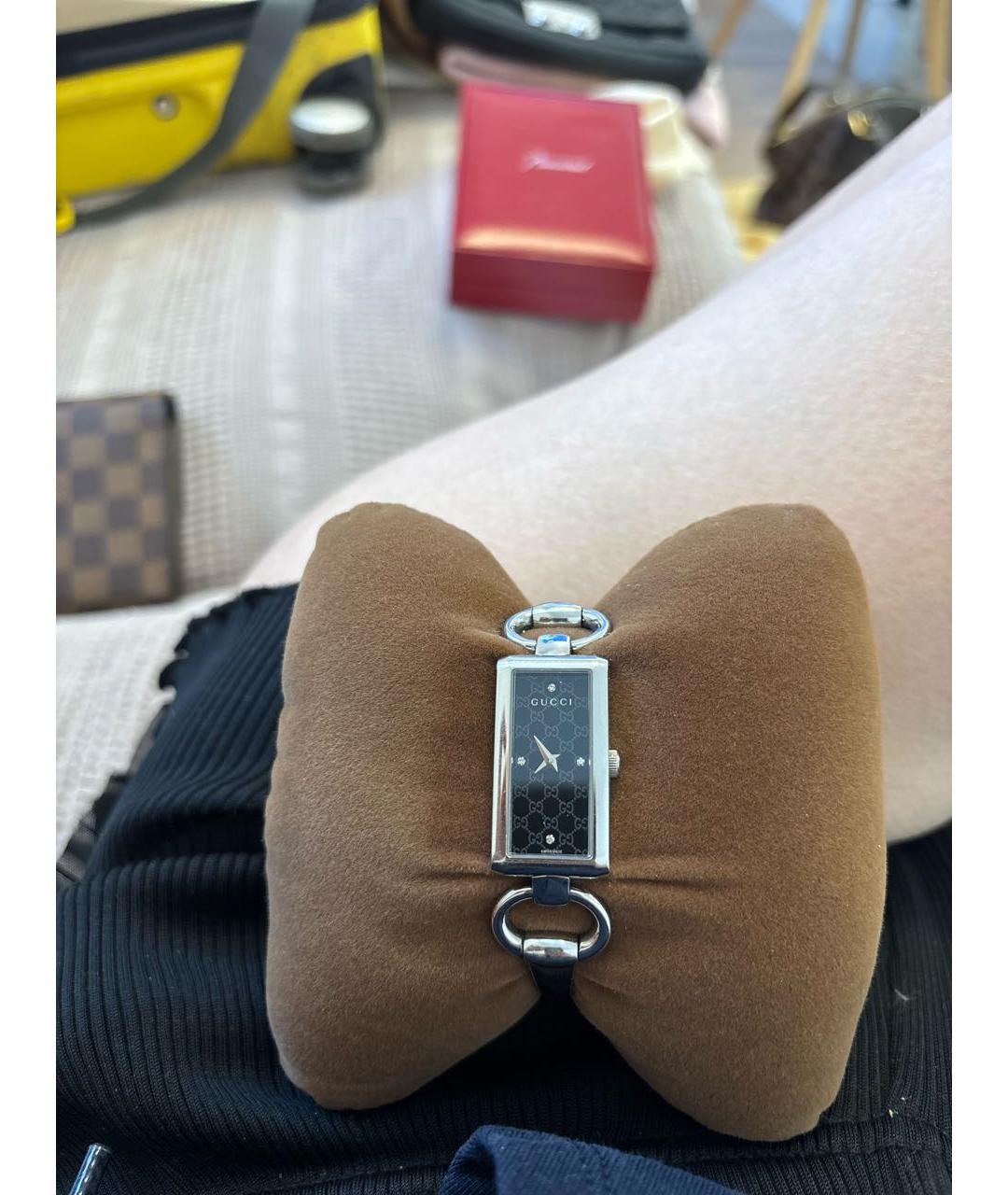 GUCCI Серебряные часы, фото 3
