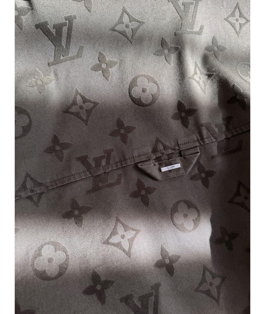 LOUIS VUITTON Зеленая хлопковая кэжуал рубашка, фото 5