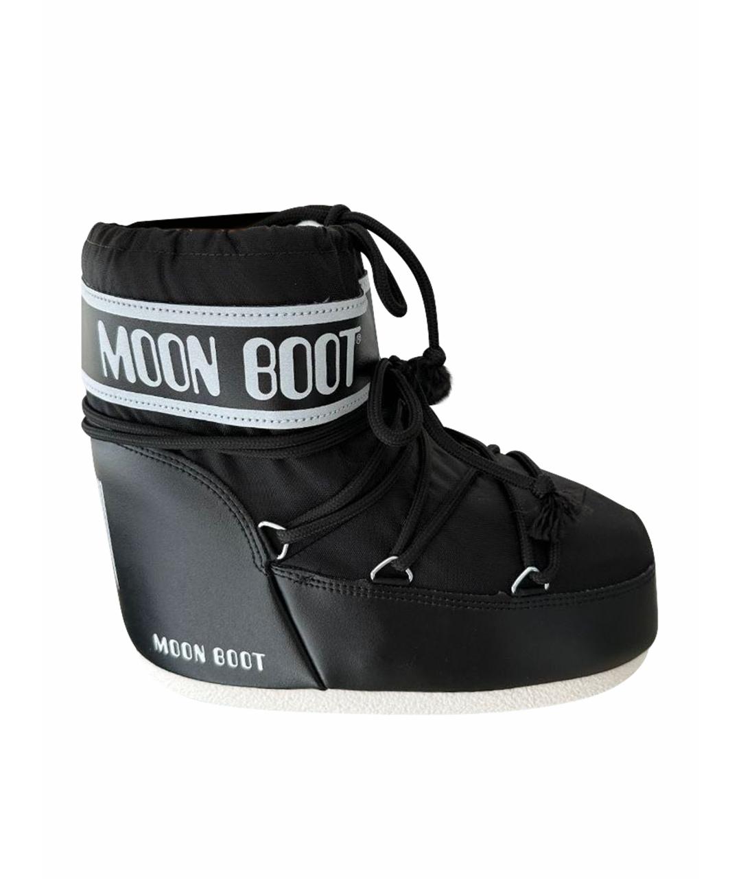 MOON BOOT Черные сапоги, фото 1