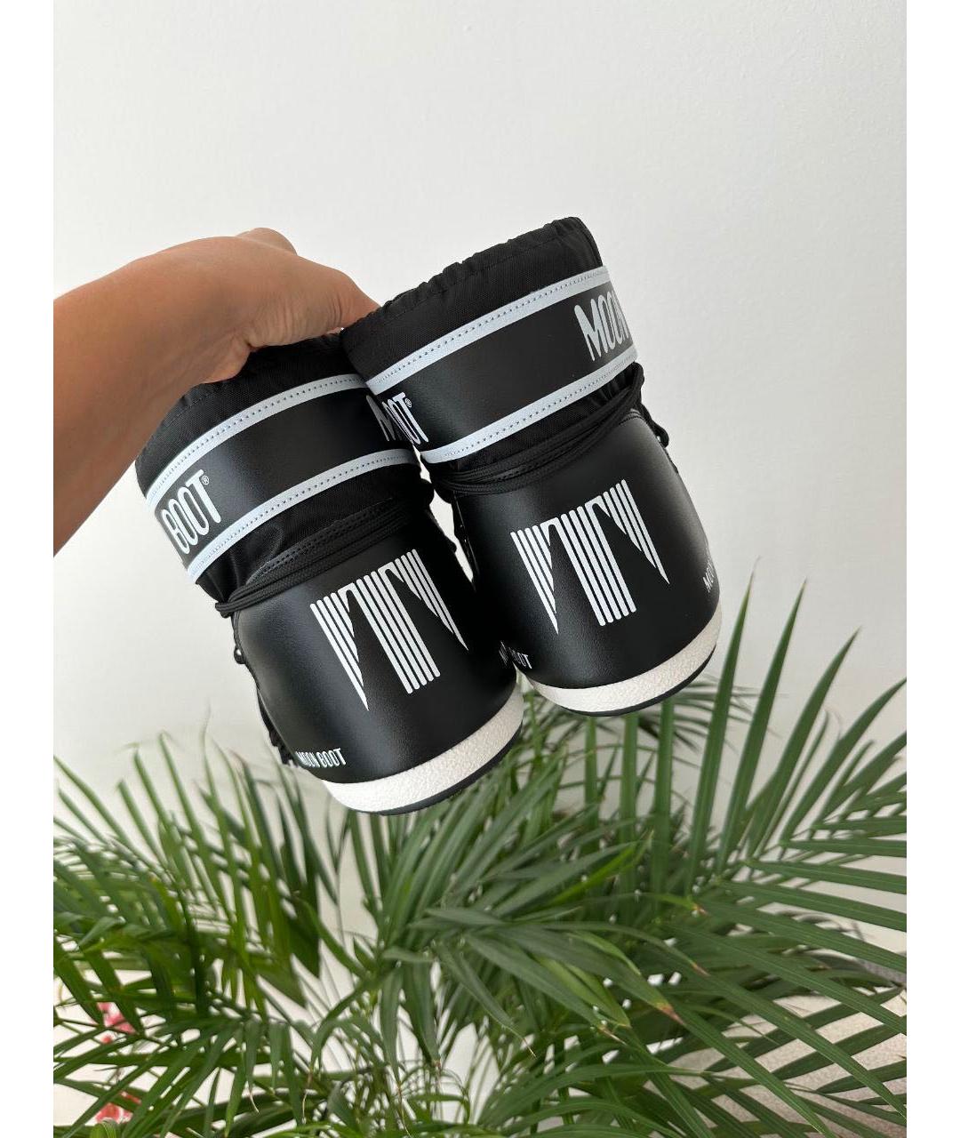 MOON BOOT Черные сапоги, фото 2