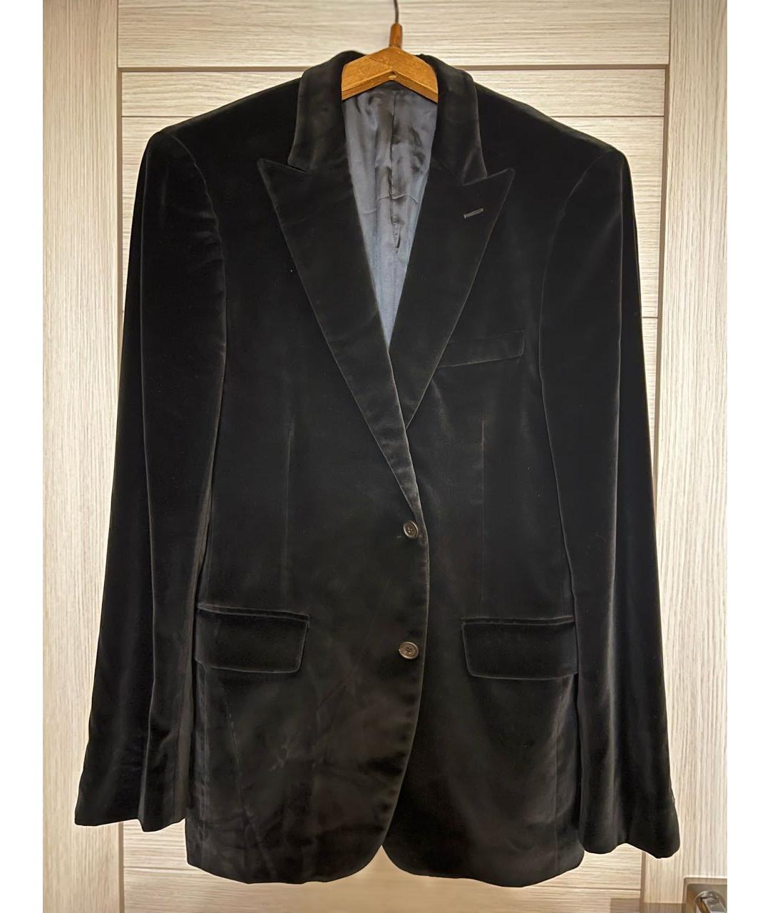 PRADA Черный бархатный пиджак, фото 5