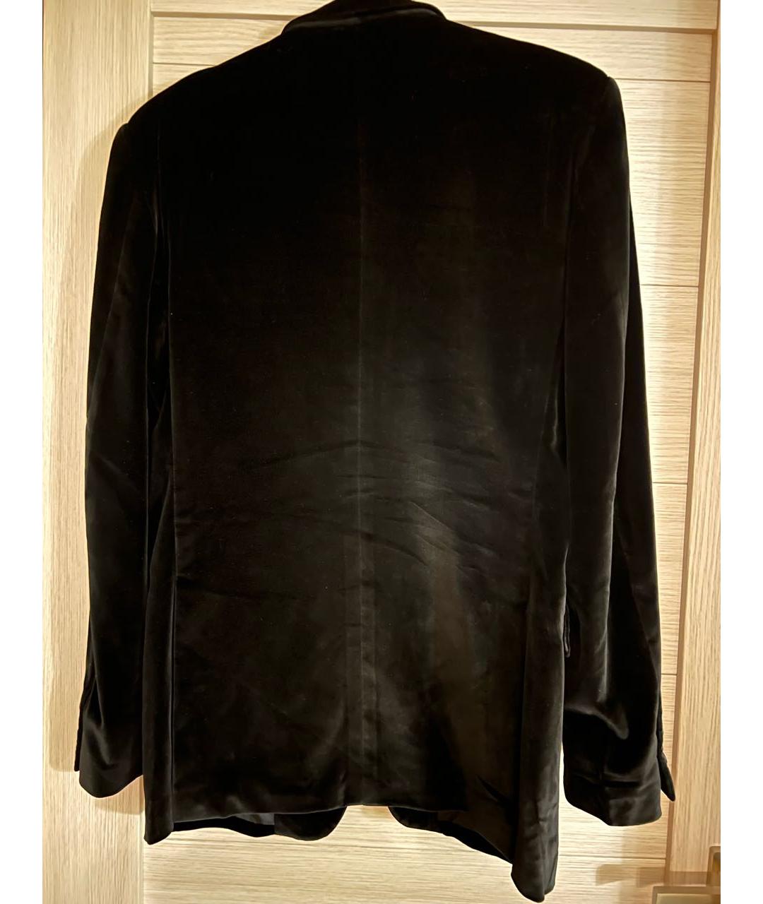 PRADA Черный бархатный пиджак, фото 2
