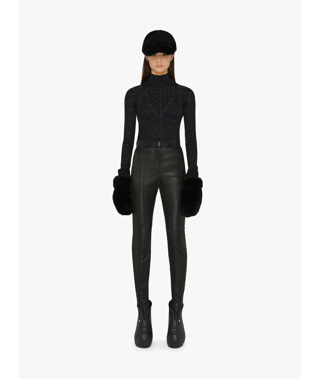 GIVENCHY Черная вискозная водолазка, фото 2